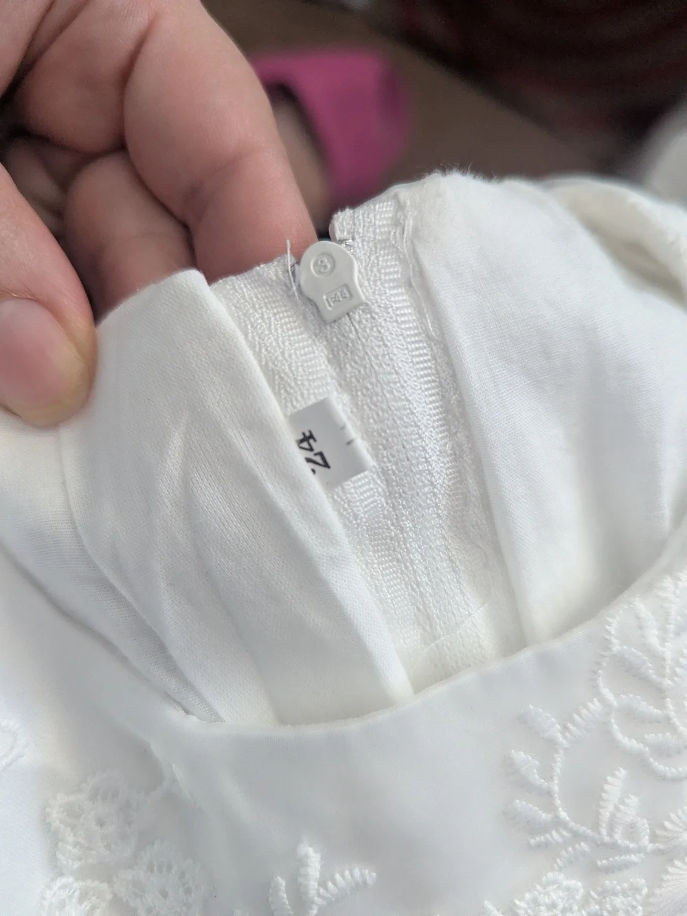 Toddler White Lace Baptism Dress